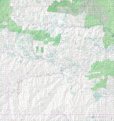 Getlost Map 8646 INJUNE Topographic Map V14d 1:75,000 QLD Preview 1