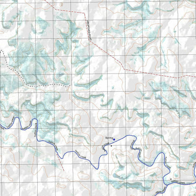 Getlost Map 8646 INJUNE Topographic Map V14d 1:75,000 QLD Preview 2