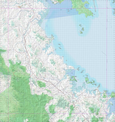 Getlost Map 8656 CALEN Topographic Map V14d 1:75,000 QLD Preview 1