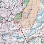 Getlost Map 9543 BRISBANE Topographic Map V14d 1:75,000 QLD Preview 3
