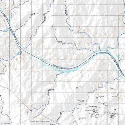Getlost Map 8257 RAVENSWOOD Topographic Map V14d 1:75,000 QLD Preview 2