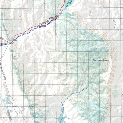 Getlost Map 8554 HARRYBRANDT Topographic Map V14d 1:75,000 QLD Preview 3