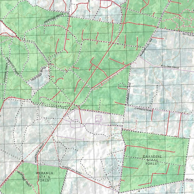 Getlost Map 9043 KOGAN Topographic Map V14d 1:75,000 QLD Preview 3
