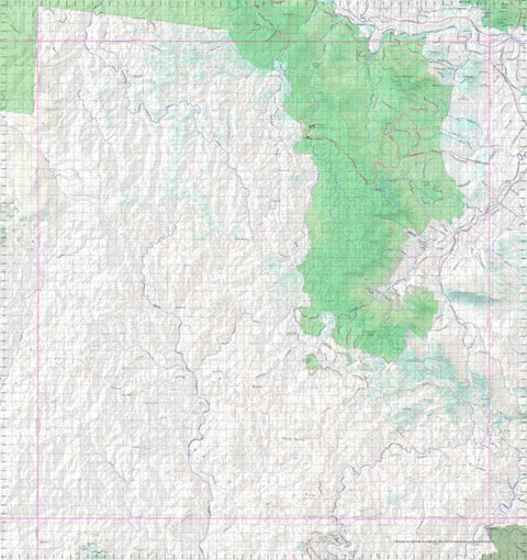 Getlost Map 8060 KANGAROO HILLS Topographic Map V14d 1:75,000 QLD Preview 1