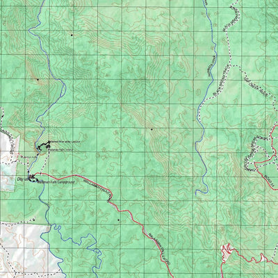 Getlost Map 8060 KANGAROO HILLS Topographic Map V14d 1:75,000 QLD Preview 3
