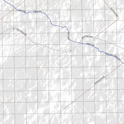 Getlost Map 8643 COGOON Topographic Map V14d 1:75,000 QLD Preview 2
