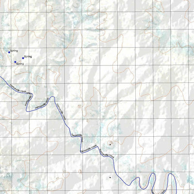 Getlost Map 8445 MITCHELL Topographic Map V14d 1:75,000 QLD Preview 2