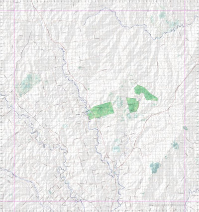 Getlost Map 8645 ORALLO Topographic Map V14d 1:75,000 QLD Preview 1