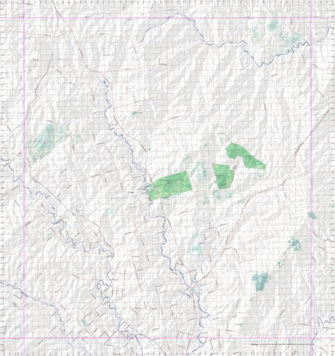 Getlost Map 8645 ORALLO Topographic Map V14d 1:75,000 QLD Preview 1
