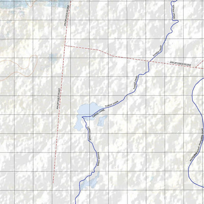Getlost Map 8343 TONGY Topographic Map V14d 1:75,000 QLD Preview 2