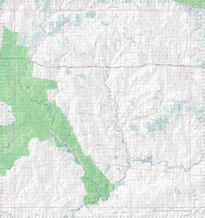 Getlost Map 8844 DULACCA Topographic Map V14d 1:75,000 QLD Preview 1