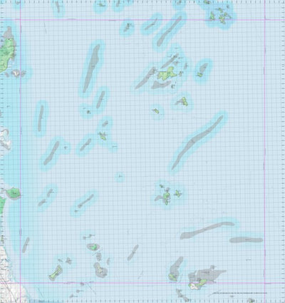 Getlost Map 8854 CURLEW ISLAND Topographic Map V14d 1:75,000 QLD Preview 1
