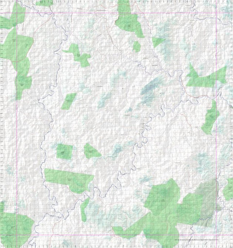 Getlost Map 9046 AUBURN Topographic Map V14d 1:75,000 QLD Preview 1
