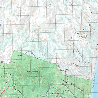 Getlost Map 9052 BAYFIELD Topographic Map V14d 1:75,000 QLD Preview 2