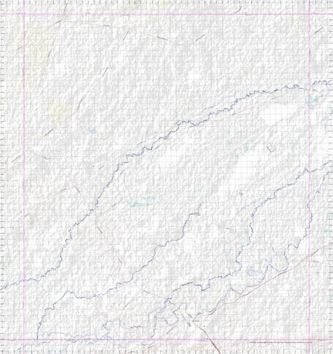 Getlost Map 8440 HEBEL Topographic Map V14d 1:75,000 QLD Preview 1