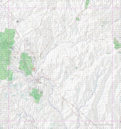 Getlost Map 8452 CLERMONT Topographic Map V14d 1:75,000 QLD Preview 1