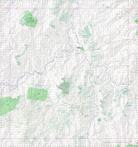 Getlost Map 8449 NANDOWRIE Topographic Map V14d 1:75,000 QLD Preview 1
