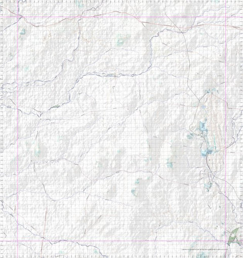 Getlost Map 8454 WYENA Topographic Map V14d 1:75,000 QLD Preview 1