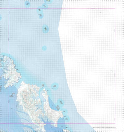 Getlost Map 9053 PENINSULA RANGE Topographic Map V14d 1:75,000 QLD Preview 1