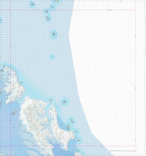 Getlost Map 9053 PENINSULA RANGE Topographic Map V14d 1:75,000 QLD Preview 1