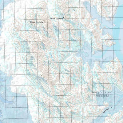 Getlost Map 9053 PENINSULA RANGE Topographic Map V14d 1:75,000 QLD Preview 3