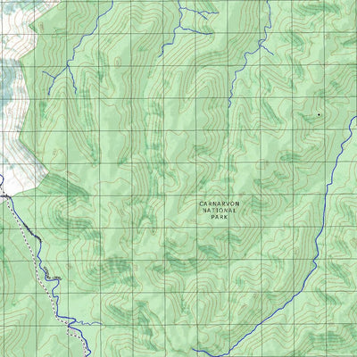 Getlost Map 8448 VANDYKE Topographic Map V14d 1:75,000 QLD Preview 3