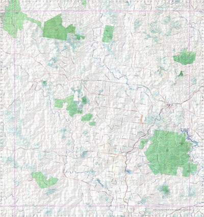 Getlost Map 9245 MURGON Topographic Map V14d 1:75,000 QLD Preview 1