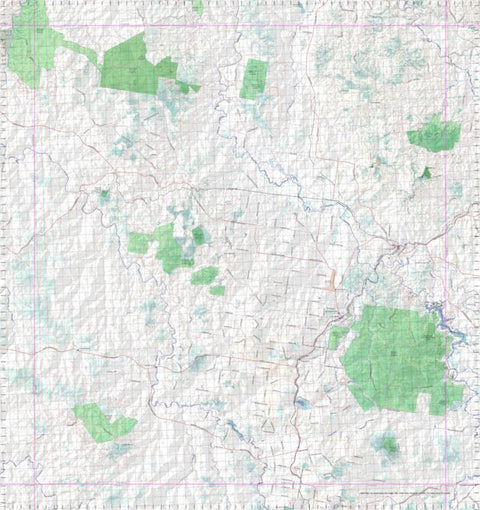 Getlost Map 9245 MURGON Topographic Map V14d 1:75,000 QLD Preview 1