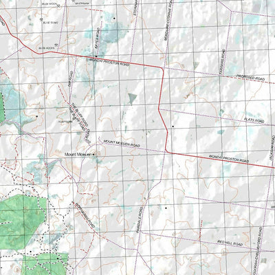 Getlost Map 9245 MURGON Topographic Map V14d 1:75,000 QLD Preview 2
