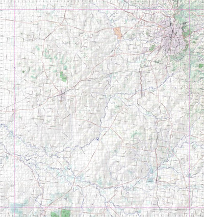 Getlost Map 9242 TOOWOOMBA Topographic Map V14d 1:75,000 QLD Preview 1