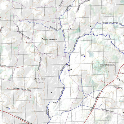 Getlost Map 9242 TOOWOOMBA Topographic Map V14d 1:75,000 QLD Preview 2