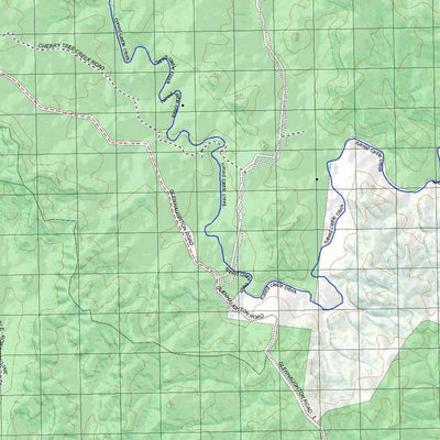 Getlost Map 8747 GLENHAUGHTON Topographic Map V14d 1:75,000 QLD Preview 2