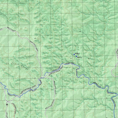 Getlost Map 8747 GLENHAUGHTON Topographic Map V14d 1:75,000 QLD Preview 3