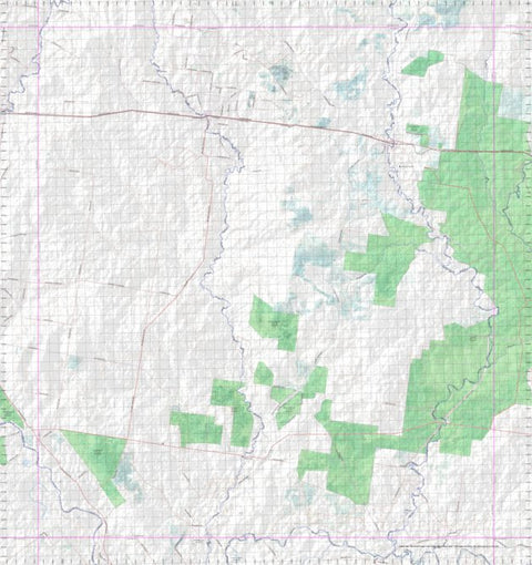 Getlost Map 8744 YULEBA Topographic Map V14d 1:75,000 QLD Preview 1