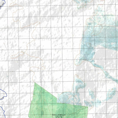 Getlost Map 8744 YULEBA Topographic Map V14d 1:75,000 QLD Preview 2