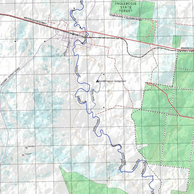 Getlost Map 8744 YULEBA Topographic Map V14d 1:75,000 QLD Preview 3