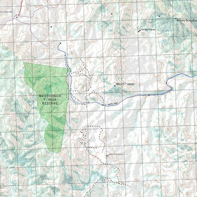 Getlost Map 9247 MOUNT PERRY Topographic Map V14d 1:75,000 QLD Preview 2