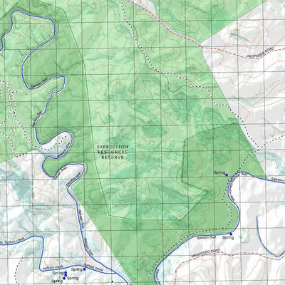 Getlost Map 8746 HORNET BANK Topographic Map V14d 1:75,000 QLD Preview 3