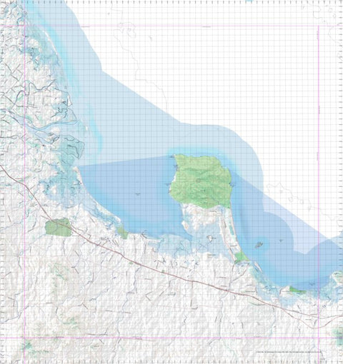 Getlost Map 8458 CAPE UPSTART Topographic Map V14d 1:75,000 QLD Preview 1