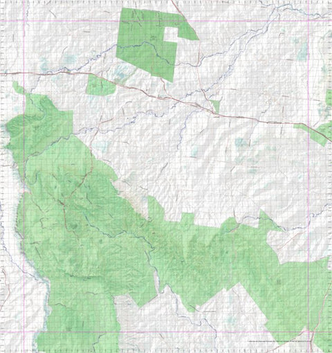 Getlost Map 8750 DINGO Topographic Map V14d 1:75,000 QLD Preview 1