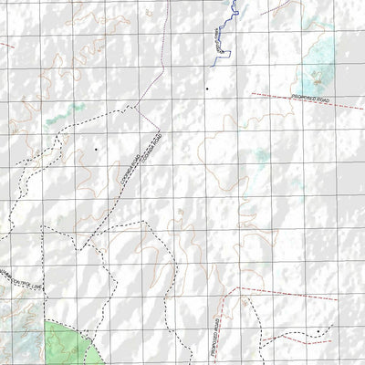Getlost Map 8750 DINGO Topographic Map V14d 1:75,000 QLD Preview 2