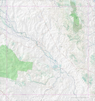 Getlost Map 8752 MOUNT BLUFFKIN Topographic Map V14d 1:75,000 QLD Preview 1