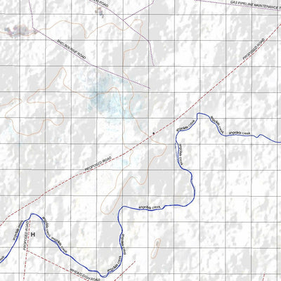 Getlost Map 8244 AUTHORINGA Topographic Map V14d 1:75,000 QLD Preview 3