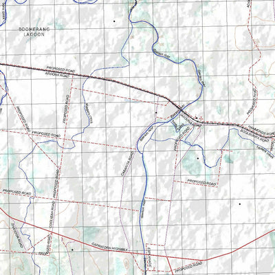 Getlost Map 8850 DUARINGA Topographic Map V14d 1:75,000 QLD Preview 2