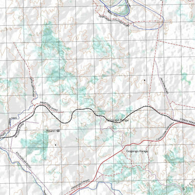 Getlost Map 8850 DUARINGA Topographic Map V14d 1:75,000 QLD Preview 3