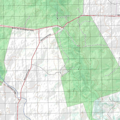 Getlost Map 8849 BARALABA Topographic Map V14d 1:75,000 QLD Preview 3
