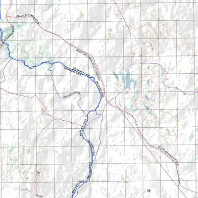 Getlost Map 8651 COOROORAH Topographic Map V14d 1:75,000 QLD Preview 3
