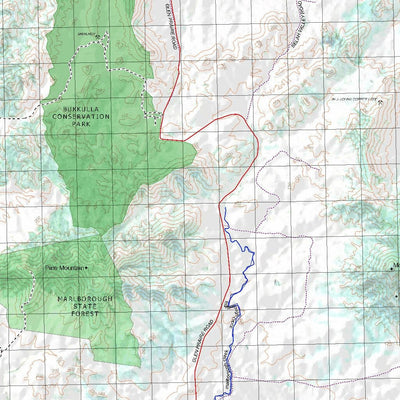 Getlost Map 8852 MARLBOROUGH Topographic Map V14d 1:75,000 QLD Preview 3