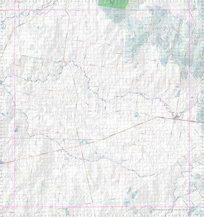 Getlost Map 8943 TARA Topographic Map V14d 1:75,000 QLD Preview 1