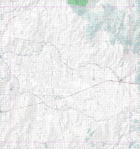 Getlost Map 8943 TARA Topographic Map V14d 1:75,000 QLD Preview 1